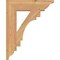 Ekena Millwork Merced Traditional Smooth Bracket, Western Red Cedar, 3 1/2"W x 16"D x 20"H BKT04X16X20MRC01SWR - alternate 3